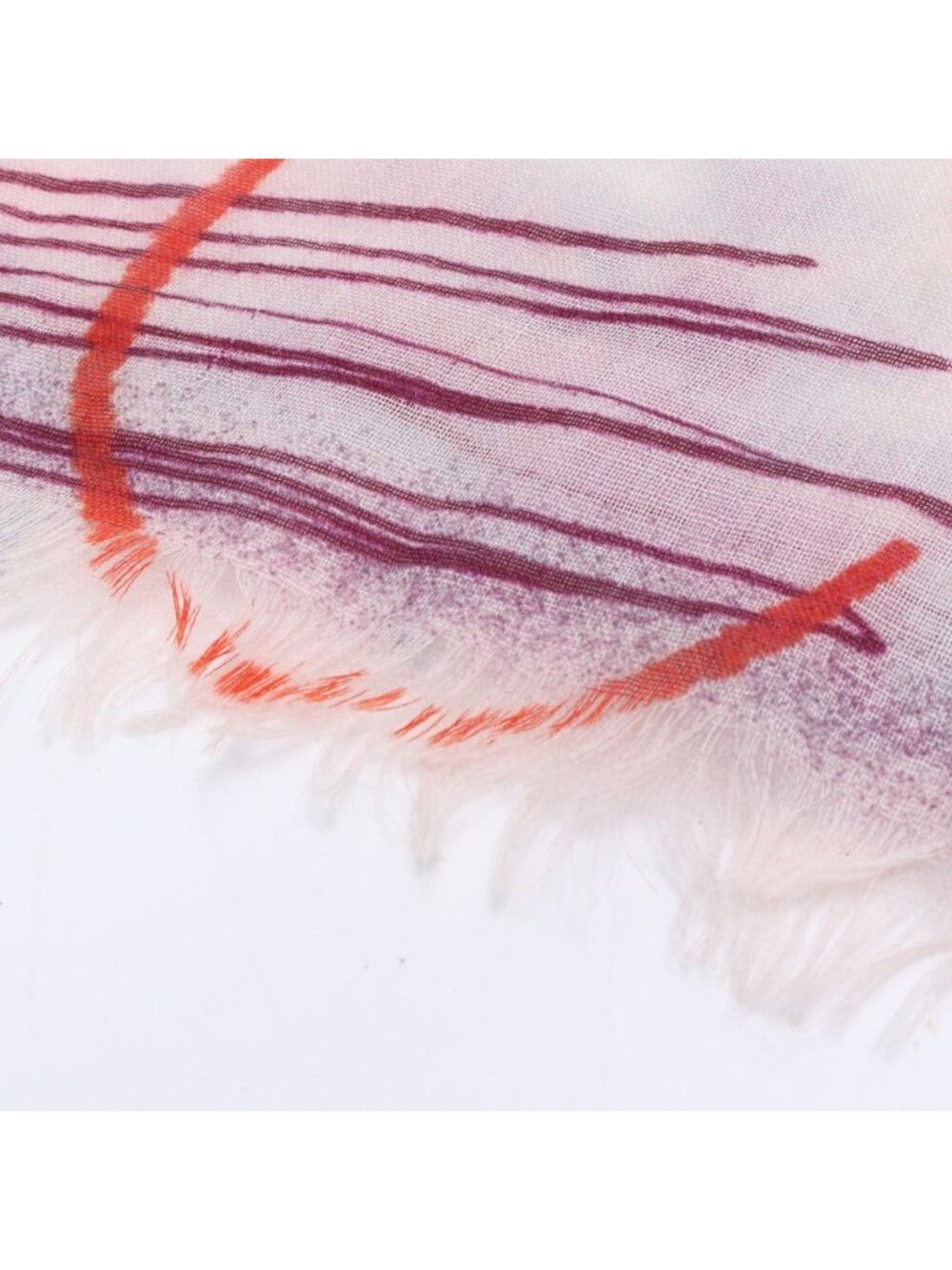 Chanel Love Cashmere Silk Shawl Large Scarf Pink - Picture 3 of 9